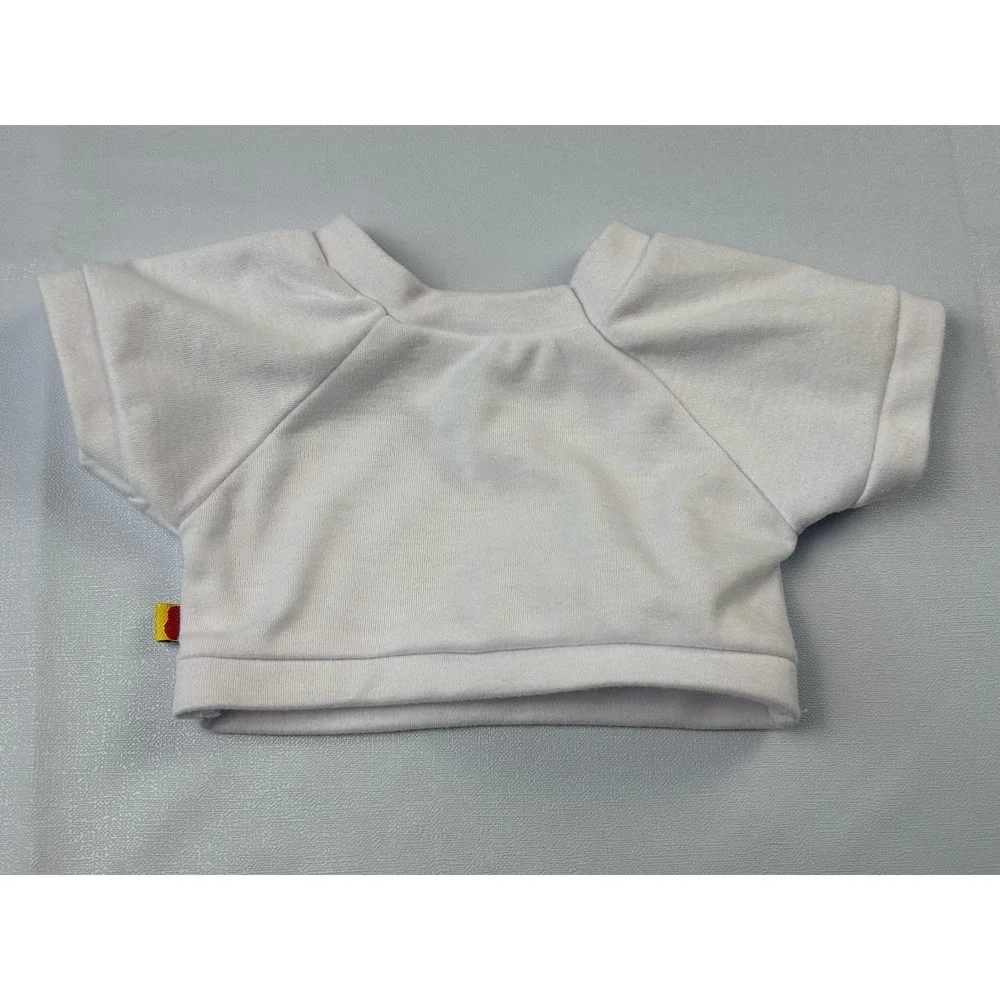 Build-A-Bear Happy Birthday White Shirt with Bears & Cake Celebration Party Top